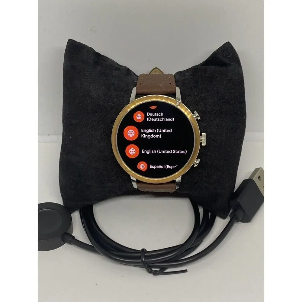 Fossil Gen 4 Authentic Digital Dial Smart Watch Custom Band FTW6016 AB376